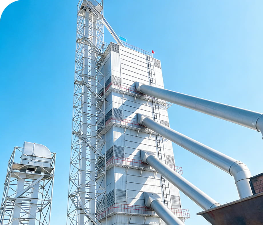 200吨粮食烘干塔